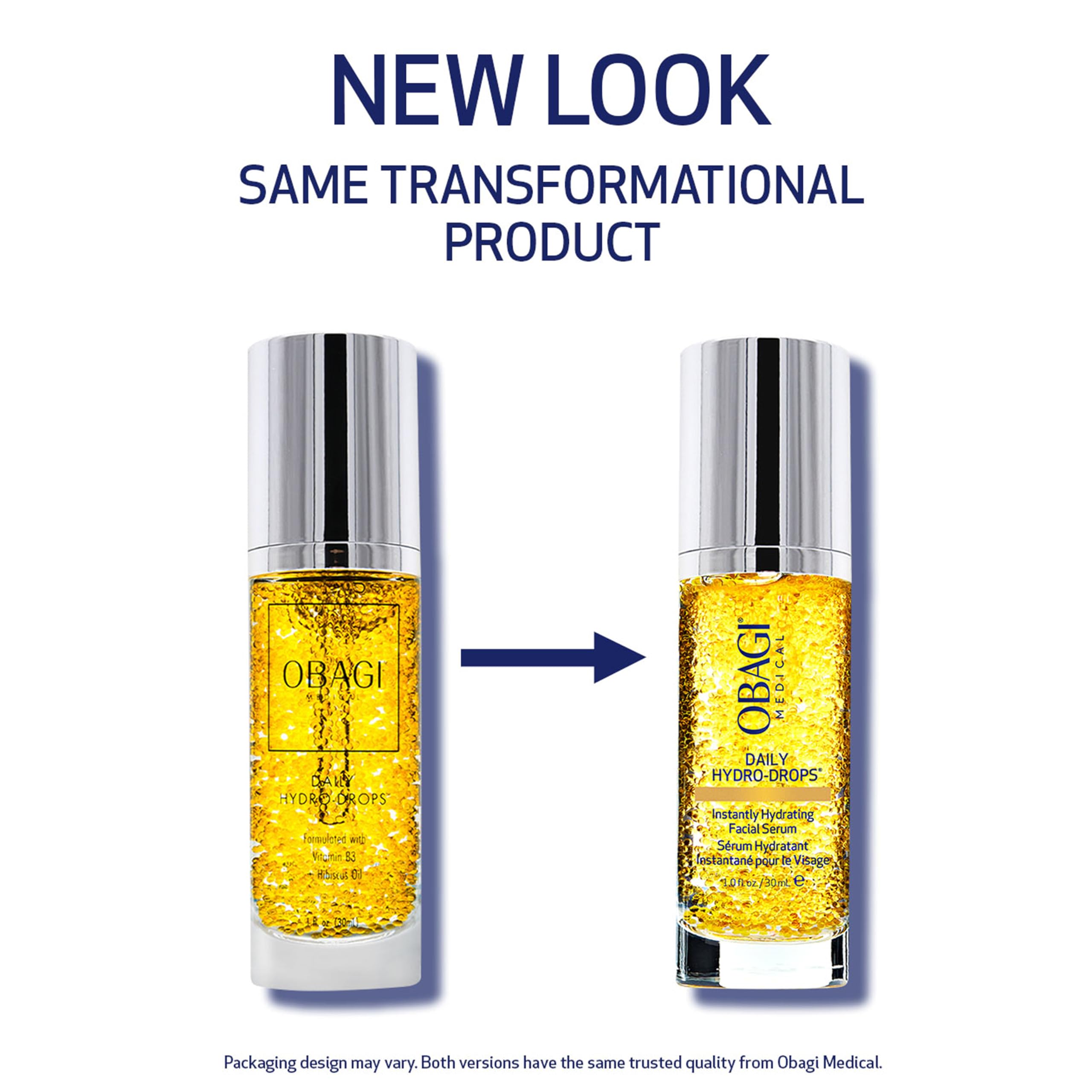 Obagi Daily Hydro-Drops dropper dispensing clear serum for precise application