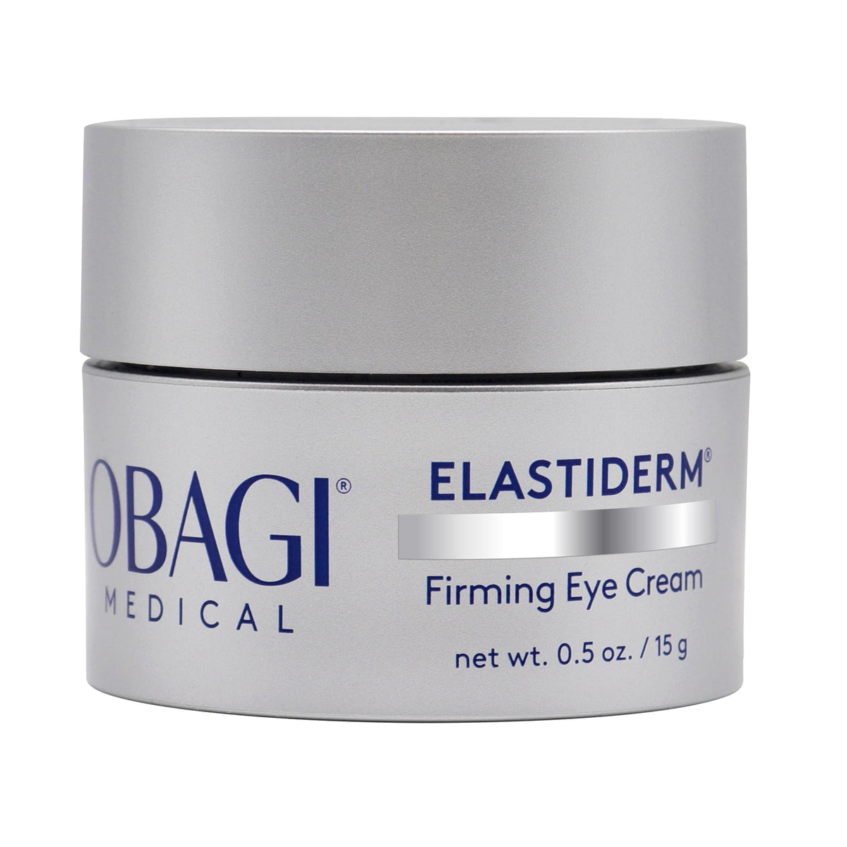 Obagi Medical front packaging showing compact 0.5 oz jar and brand clarity