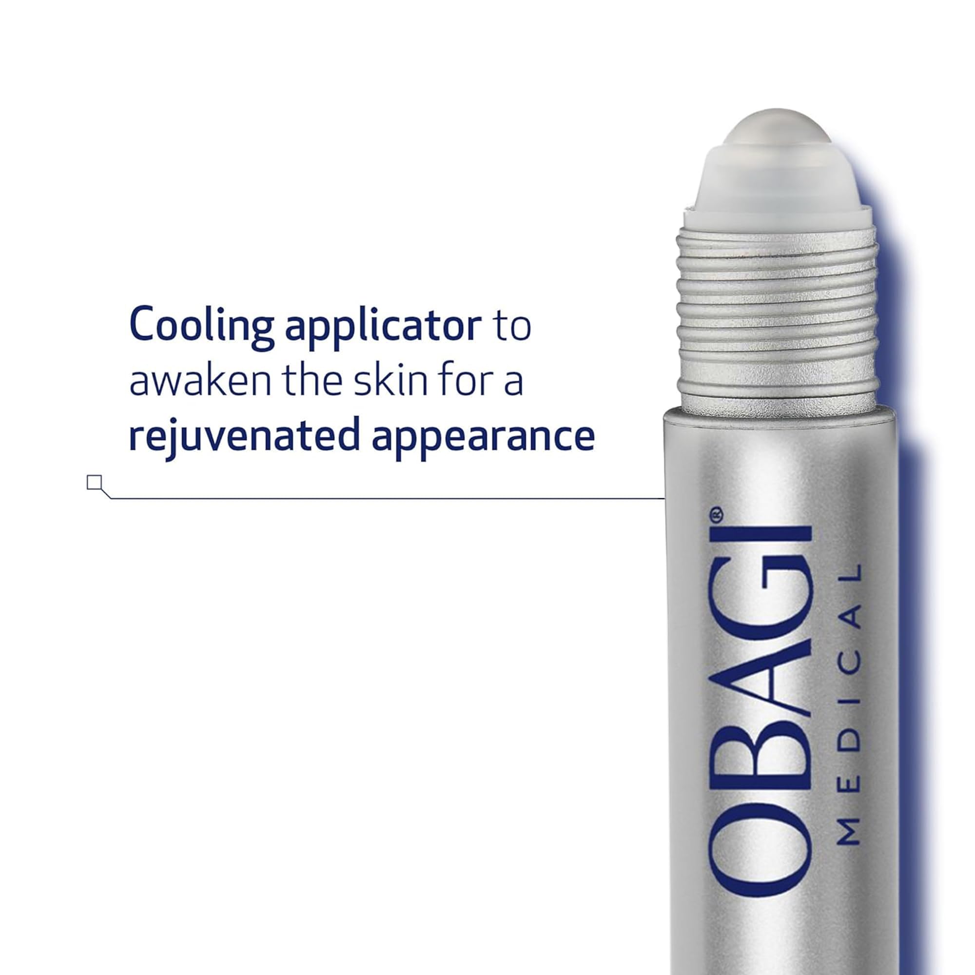 Obagi ELASTIderm open cap revealing precise applicator tip for targeted application