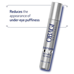 Obagi ELASTIderm lightweight serum texture on fingertip for quick absorption
