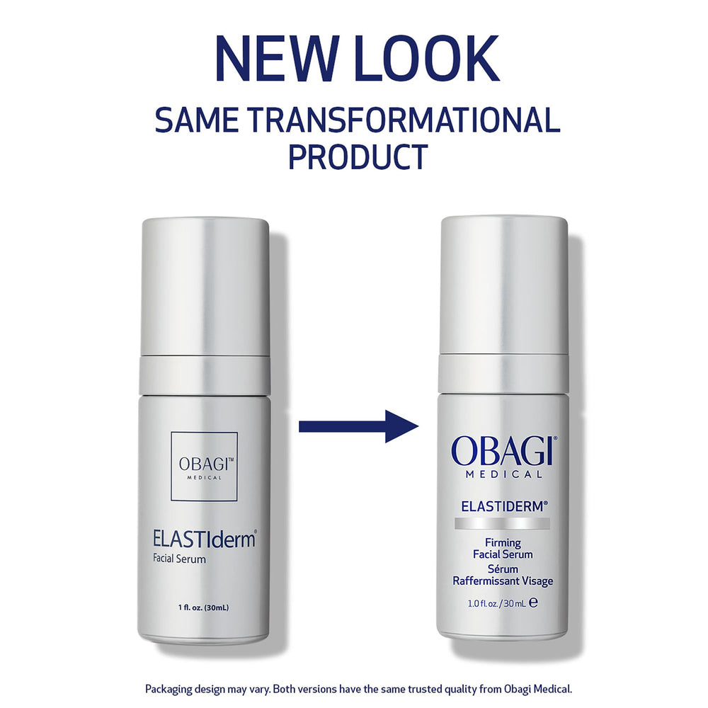 Obagi ELASTIderm pump detail highlighting precise dispensing for minimal waste