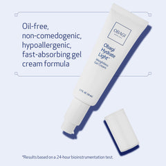 Obagi Hydrate Light 1.7 oz size comparison highlighting travel-friendly benefit