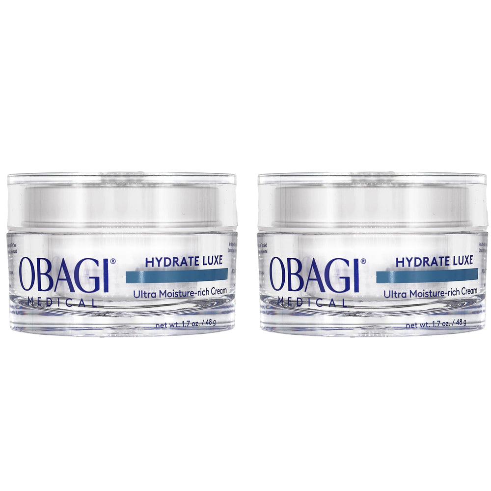 Obagi jar front view showing product and premium packaging benefit hydration