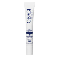 Obagi lip therapy front tube showing product and SPF benefit