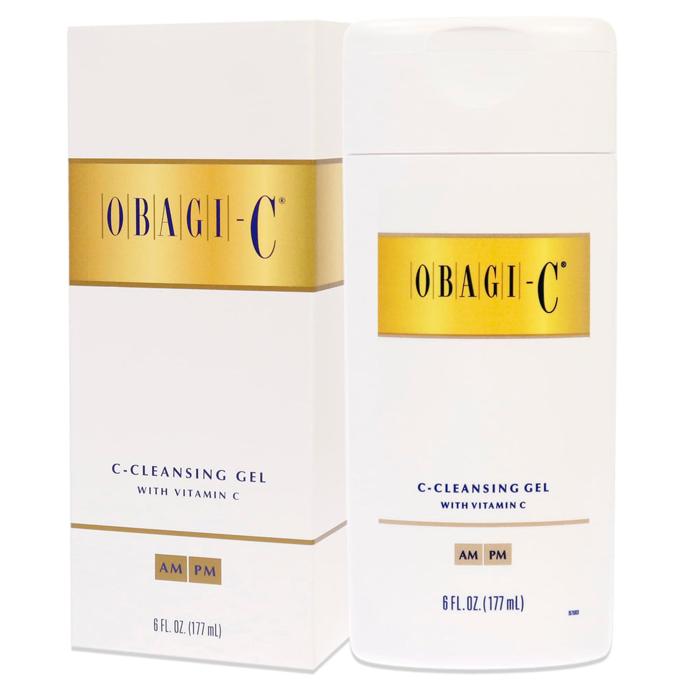 Obagi Medical 6 fl oz bottle beside common items to show practical size