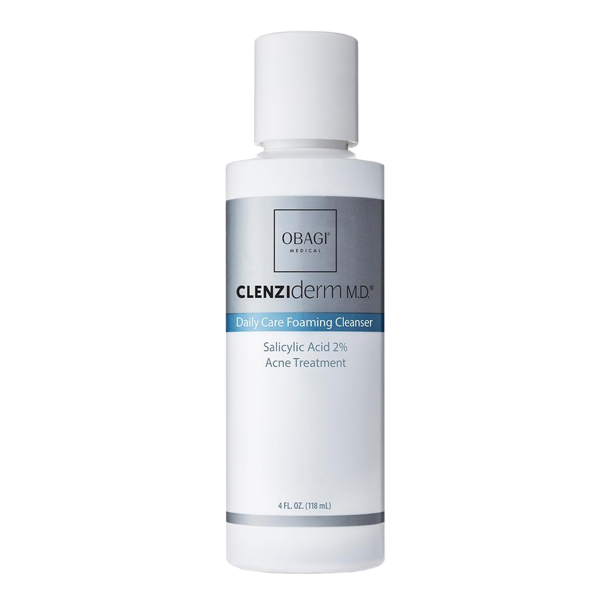 Obagi Medical cleanser front packaging showing product and benefits