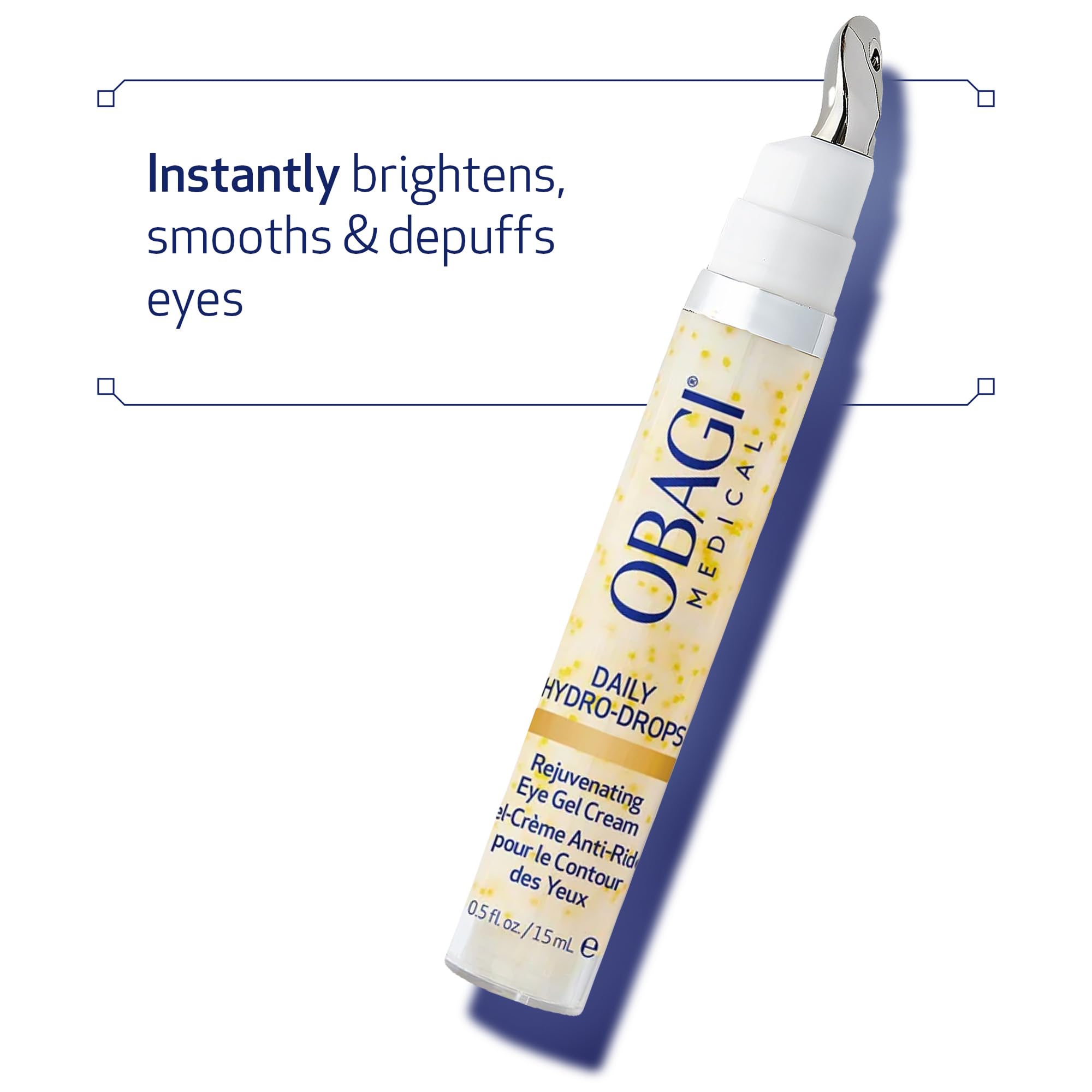 Obagi Medical gel texture spread demonstrating lightweight hydration