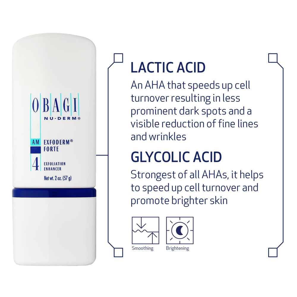 Obagi Medical lotion texture on fingertip showing lightweight spreadability