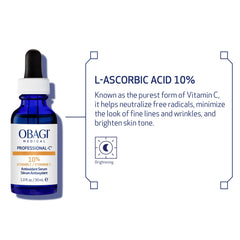 Obagi Medical ingredient focus on L-ascorbic acid for brightening