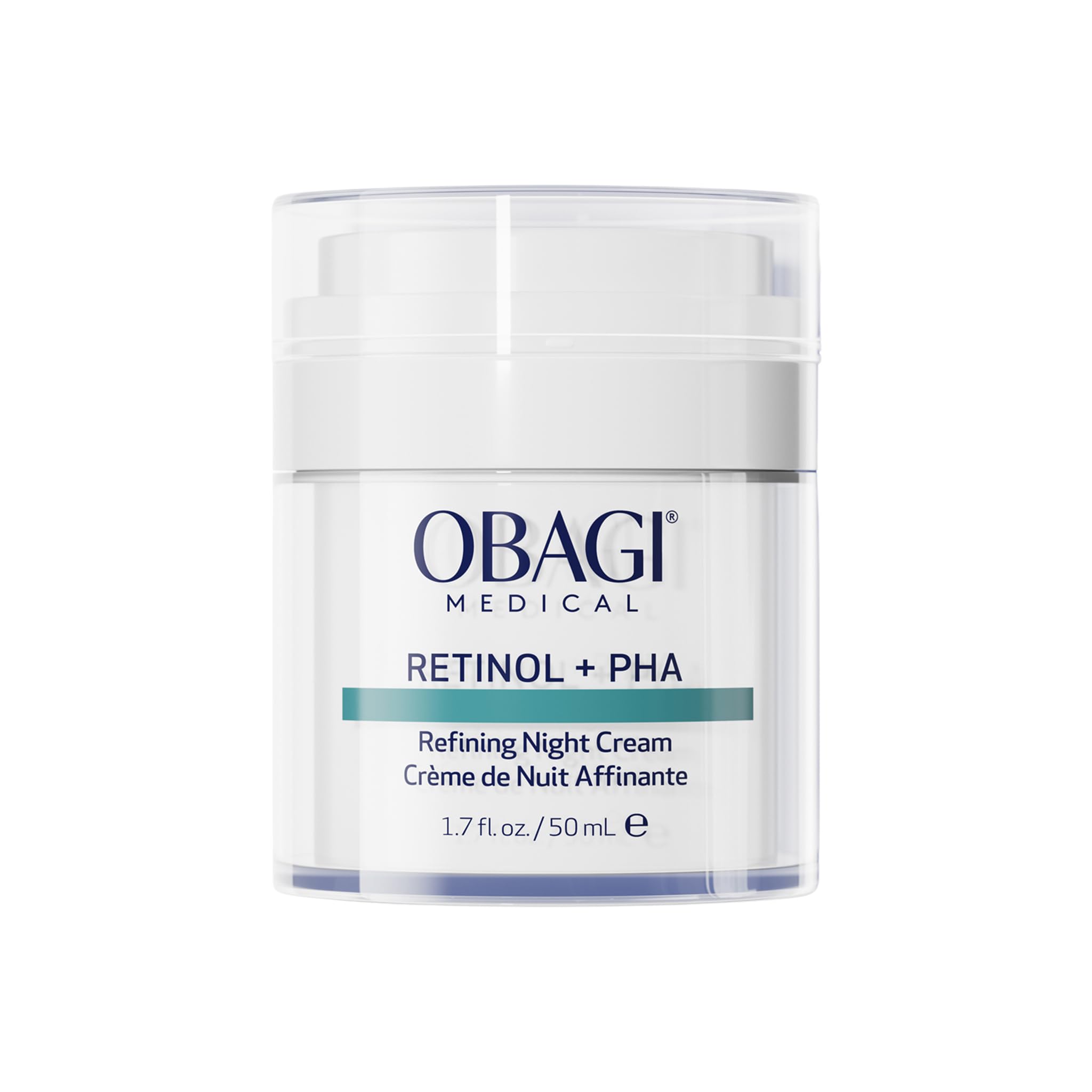 Obagi Medical jar front view showing product for refined skin