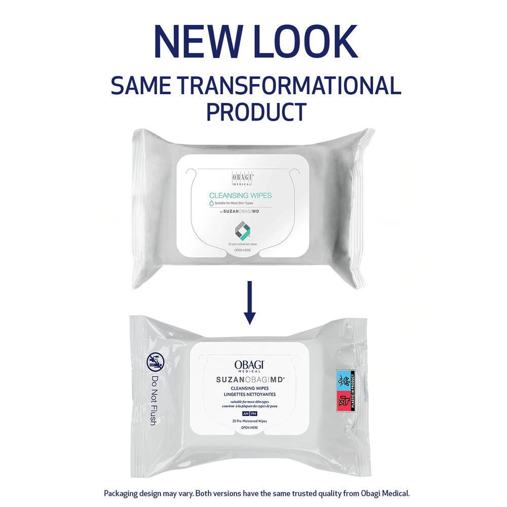 Obagi Medical close-up of wipe texture highlighting gentle exfoliating action