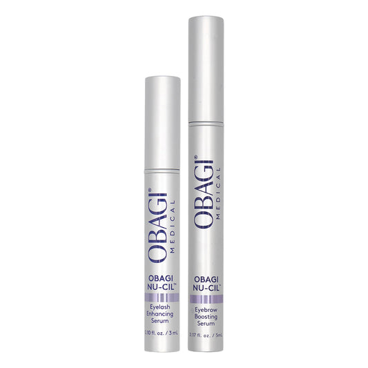 Obagi Nu-Cil front packaging showing set benefits and clinical notes