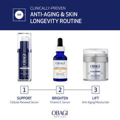 Obagi NU‑GEN applied on cheek demonstrating smooth coverage and skin renewal