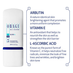 Obagi Medical cream texture close-up showing smooth consistency for even application