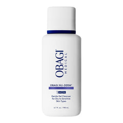 Obagi Medical front bottle view showing clean packaging and gentle formula benefit