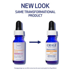 obagi dropper and serum texture highlighting absorption and glow