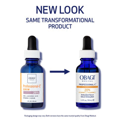 Obagi dropper close-up dispensing vitamin C serum for precise application