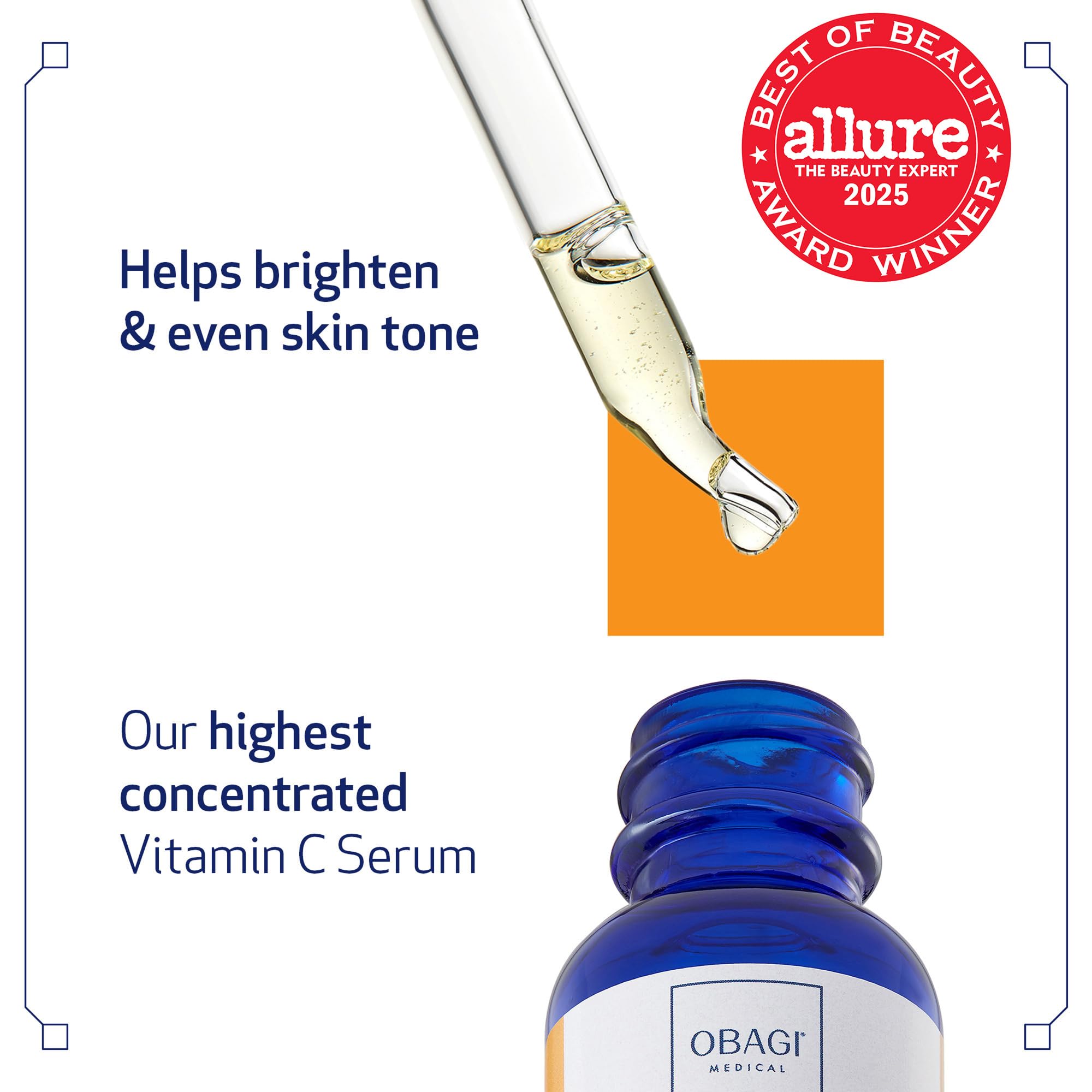 Obagi serum texture on skin demonstrating lightweight absorption benefit