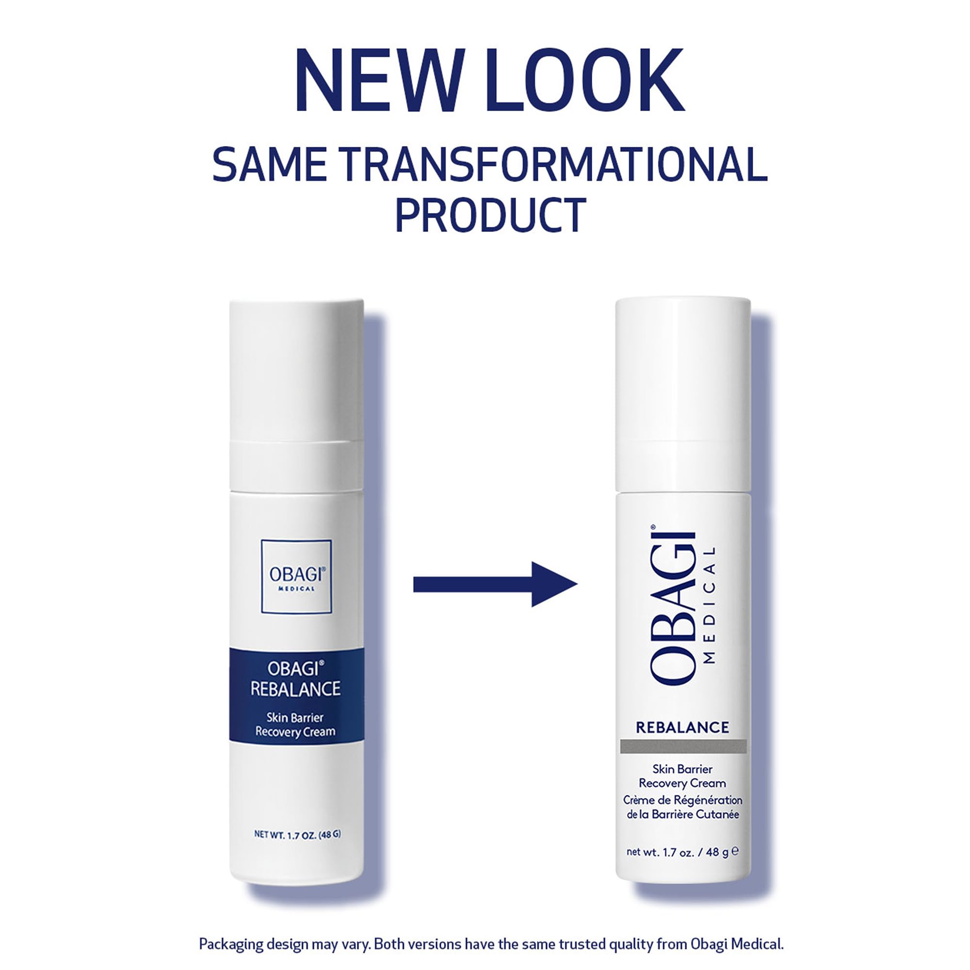Obagi Medical cream texture closeup highlighting lightweight hydration