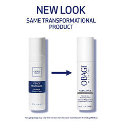 Obagi Medical cream texture closeup highlighting lightweight hydration