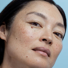 Obagi Medical being applied to cheek demonstrating smooth application benefit
