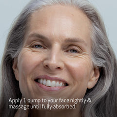 Obagi Medical on hand demonstrating small pea-sized application benefit