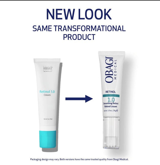 Obagi Medical cream texture close-up highlighting smooth application