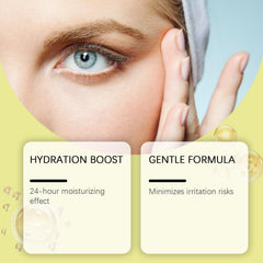 Obemary applying cream to cheek showing targeted lift effect for firmer appearance