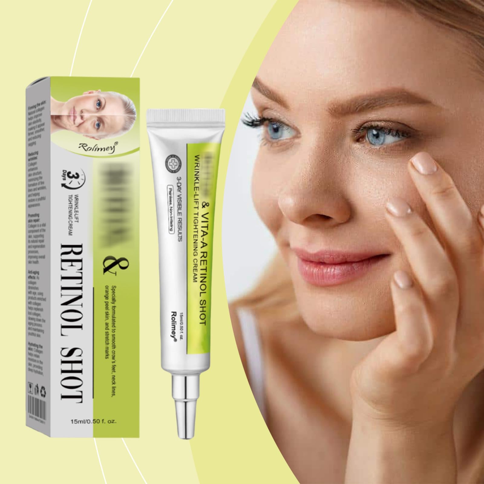 Obemary cream texture close-up highlighting smooth consistency for quick absorption