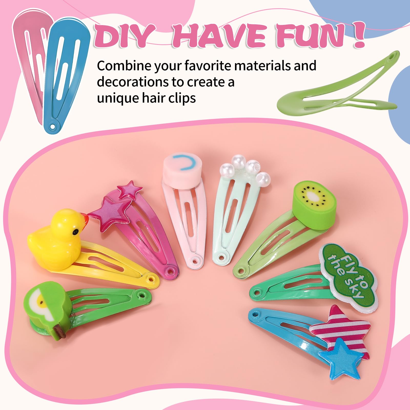 obeoby clip placed in baby hair showing secure gentle hold