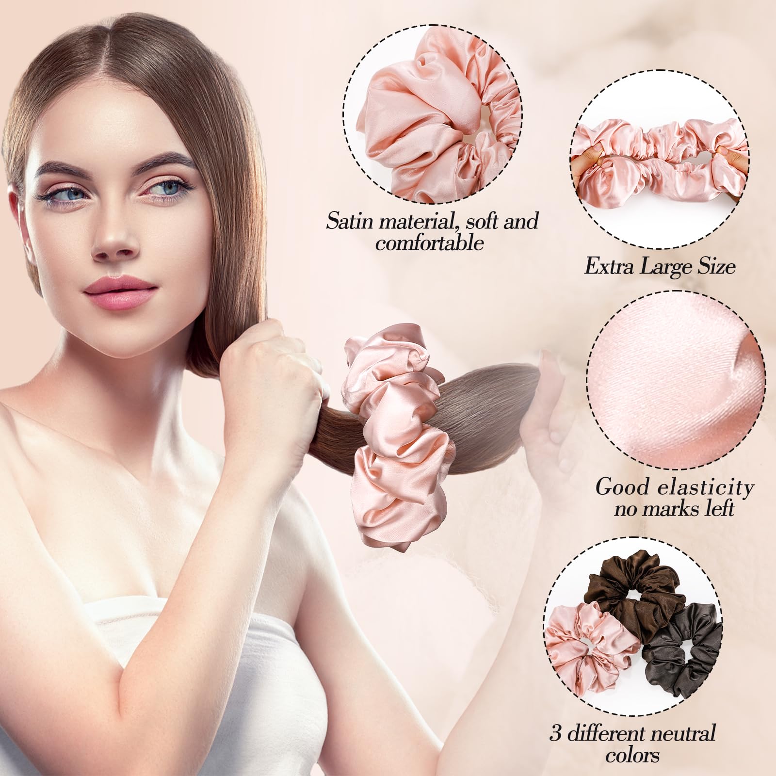obeoby close-up of smooth satin texture reducing friction for shinier hair