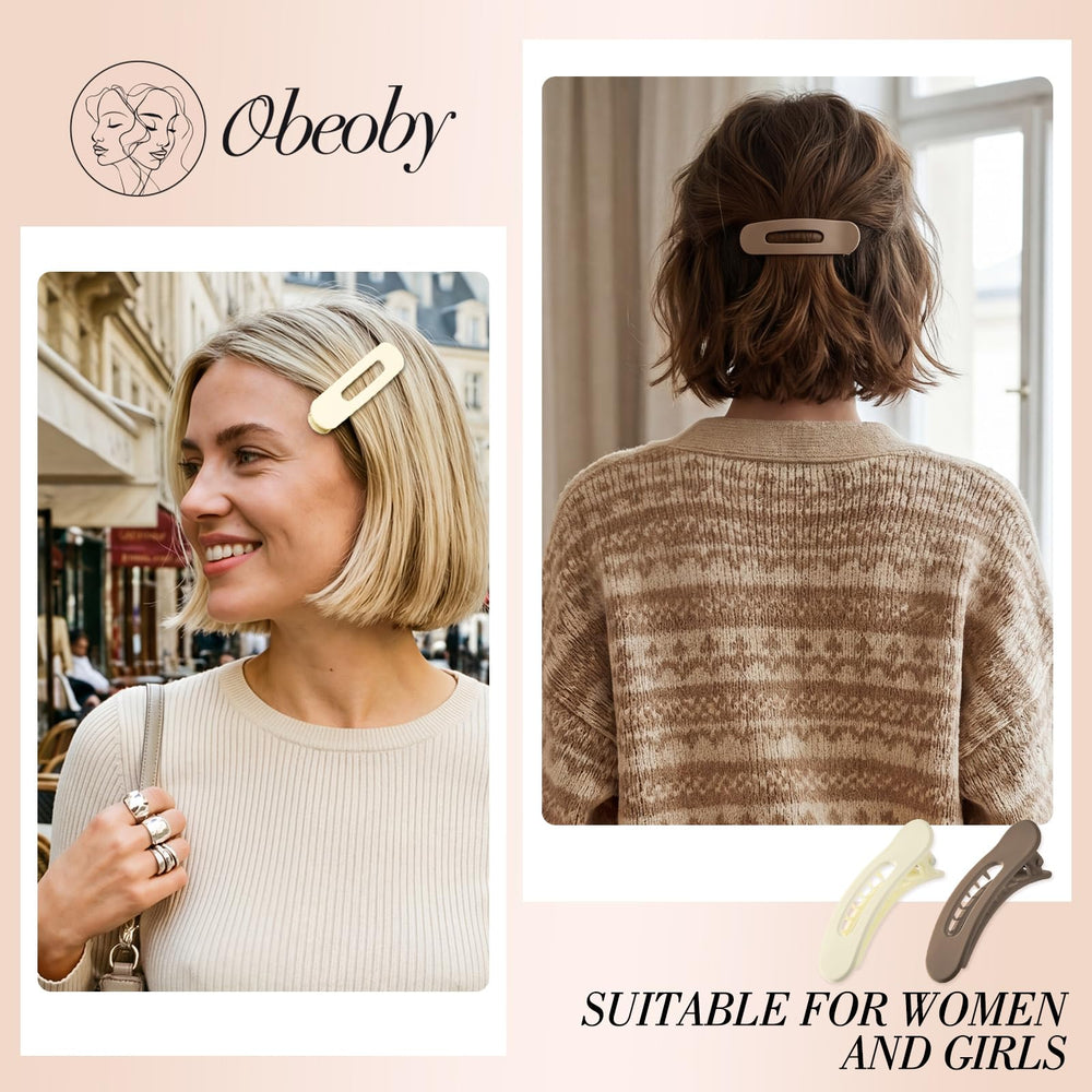 obeoby color selection display showing five matte tones for outfit matching