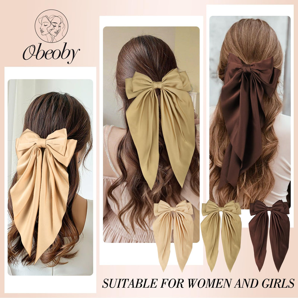 obeoby all six color bows arranged showing coordinated wardrobe versatility