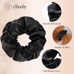 obeoby elastic core detail demonstrating stretch and gentle secure hold for hair