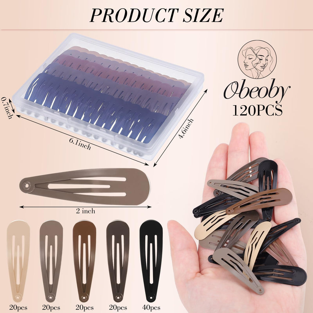 obeoby five brown colors spread displaying color variety that blends with hair