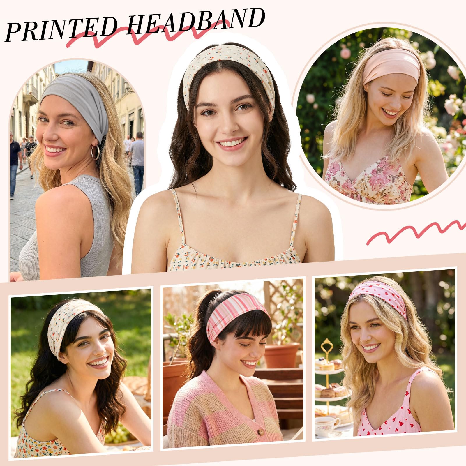 obeoby flat lay displaying eight different prints offering versatile styling options benefit