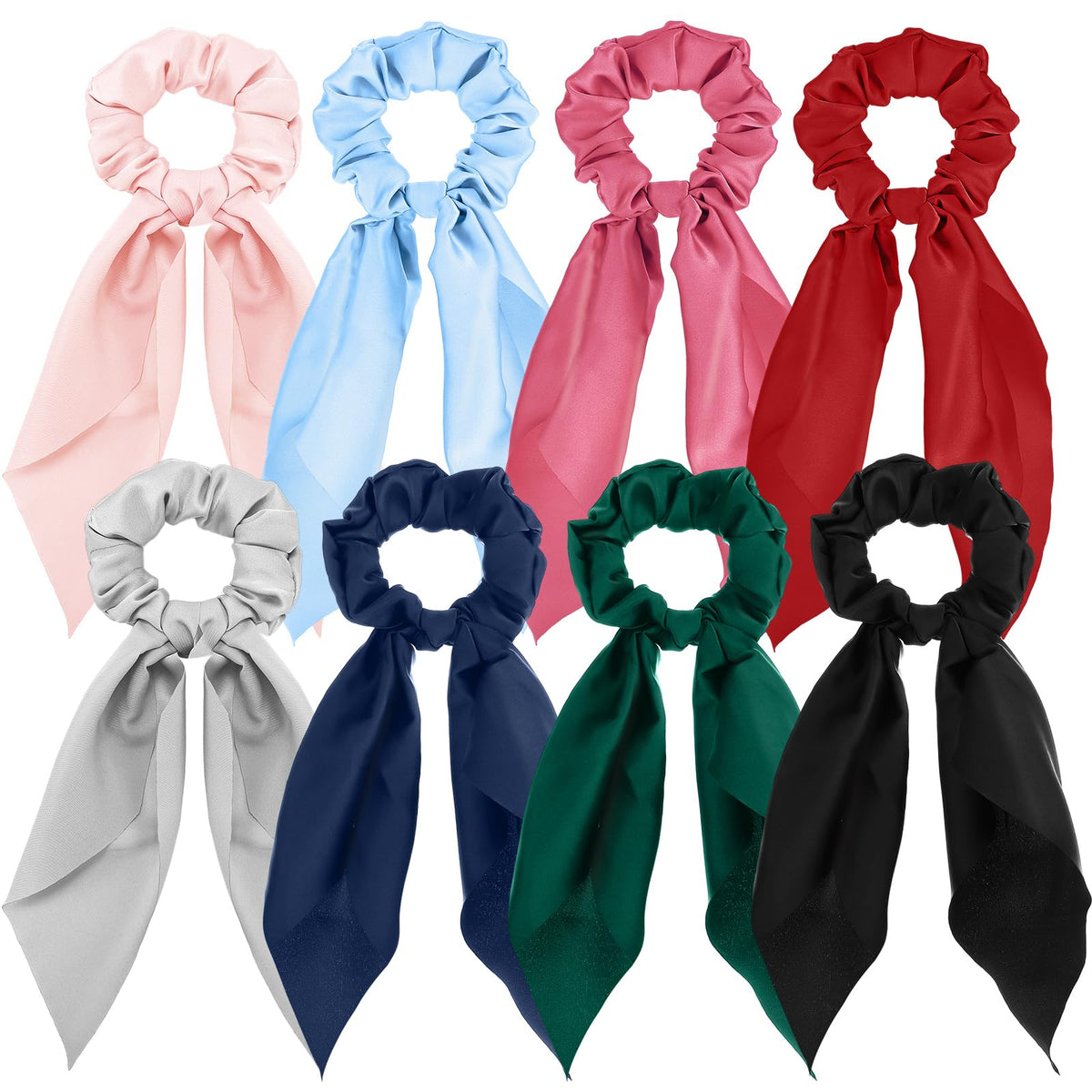obeoby front packaging view showing elegant bow scrunchies and gift-ready appeal