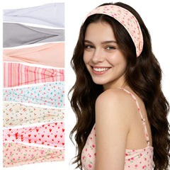 obeoby front pack view showing eight colorful headbands and quick outfit pairing benefit