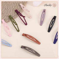 obeoby clips in hair half-up style demonstrating neat look