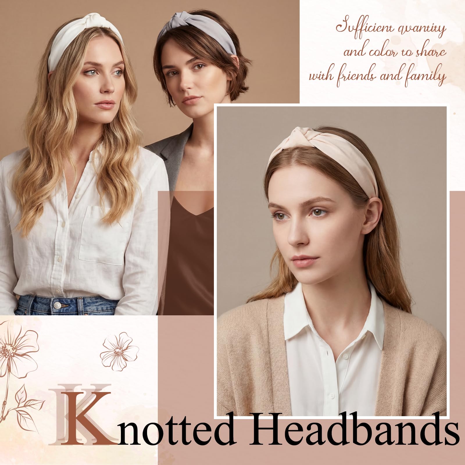 obeoby headband worn in hair showing neat style and quick grooming benefit