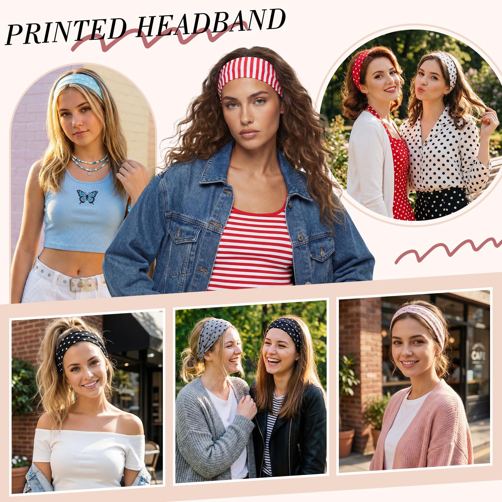 obeoby headband worn on model showcasing secure non-slip hold