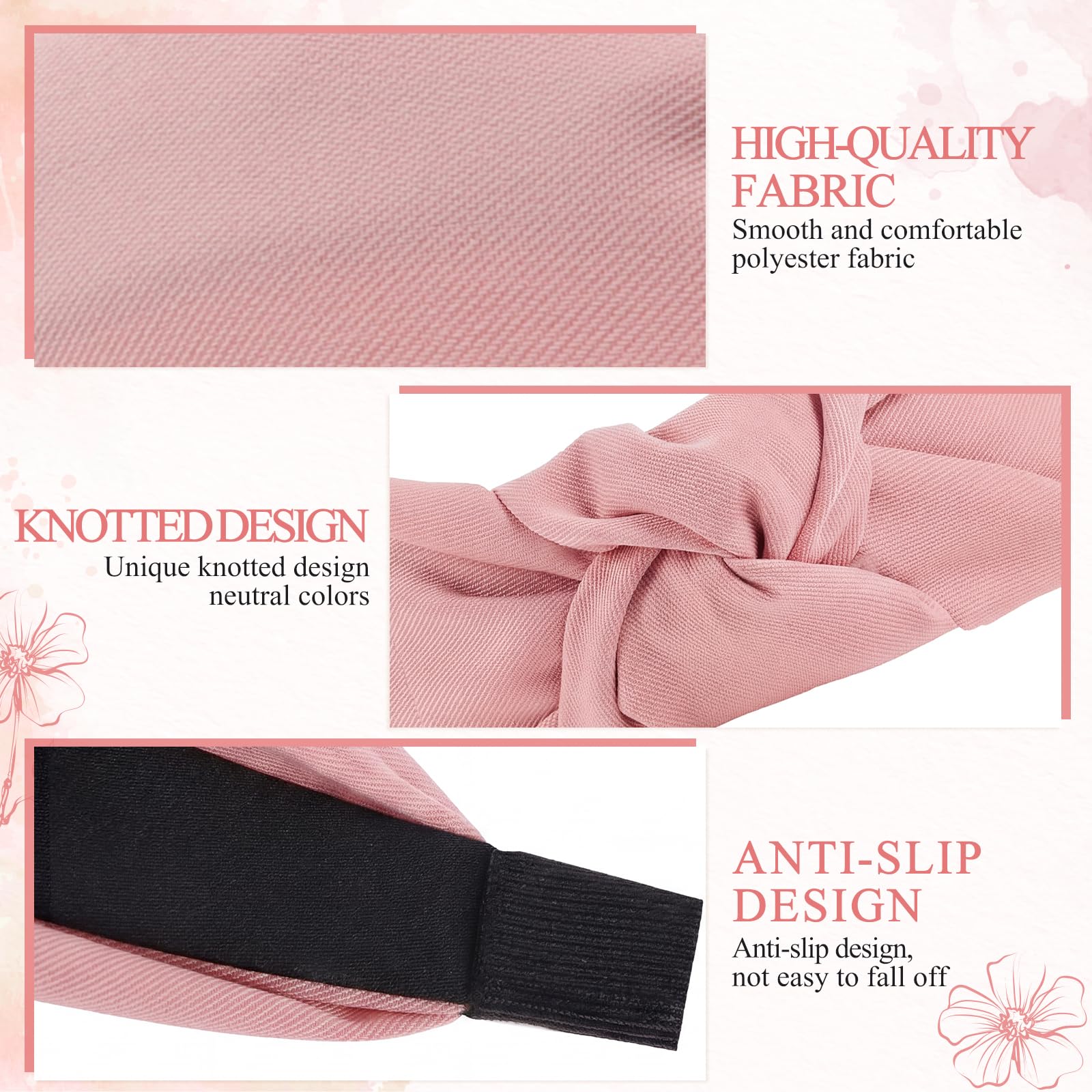 obeoby interior band texture showing non-slip lining that keeps hair secure