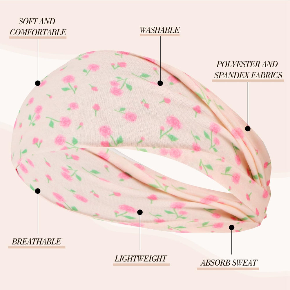 obeoby knotted headband front style on a young model showing secure hold and cute look benefit