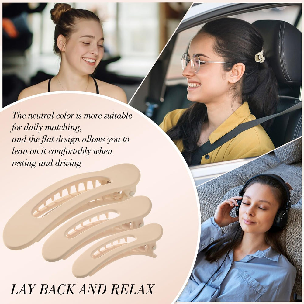 obeoby clip used during makeup routine showing convenience and hair control