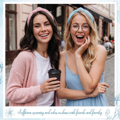 obeoby headband worn with pool party outfit illustrating summer-ready accessory benefit