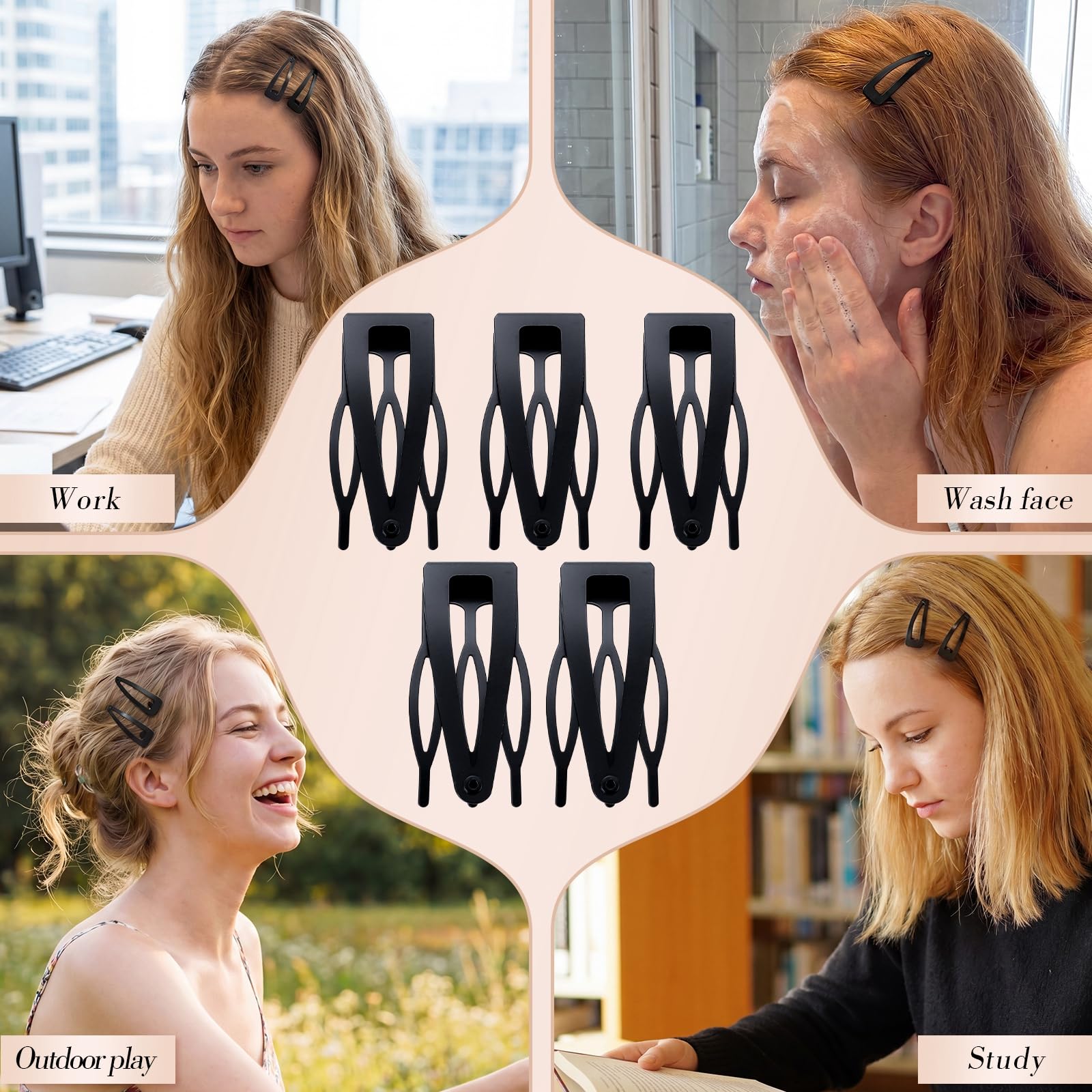 obeoby clips in a travel pouch, ideal for on-the-go touch-ups and gifting