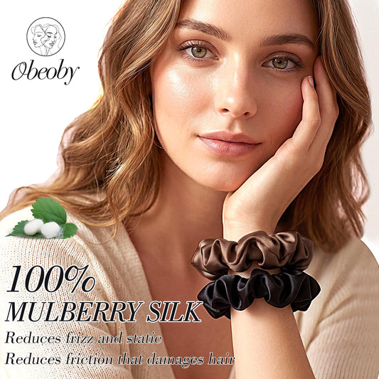 obeoby silk texture closeup highlighting smooth mulberry silk surface and reduced friction