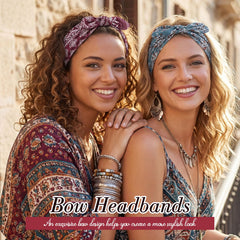 obeoby headband beside a hand to show scale and fit for various head sizes
