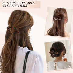 obeoby small clip used in half-up hairstyle offering neat hold