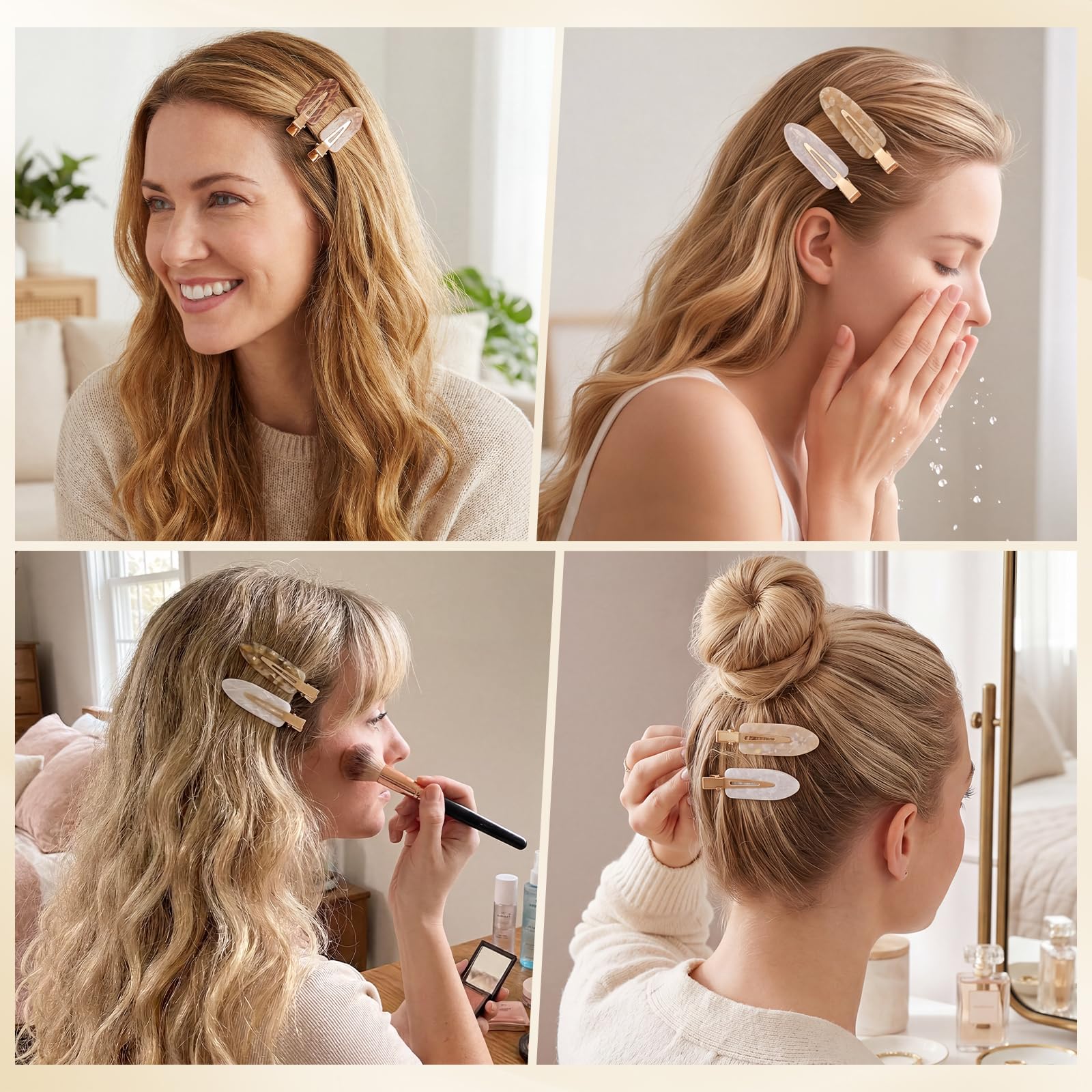 obeoby clips used for wave setting in salon showing secure styling benefit